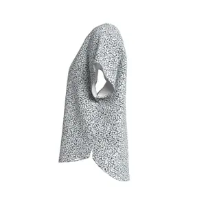 Women's Oversized Viscose Blouse QS image-6