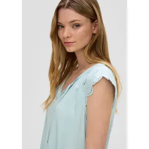 Women’s Broderie Anglaise Blouse QS image-3