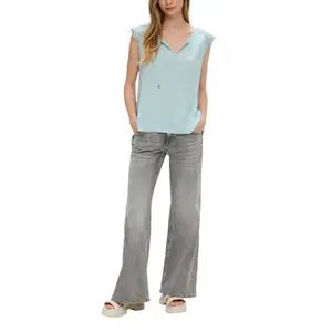 Women’s Broderie Anglaise Blouse QS image-6