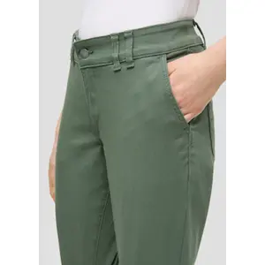 Women's Twill Chino Trousers QS image-3