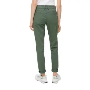 Women's Twill Chino Trousers QS image-5