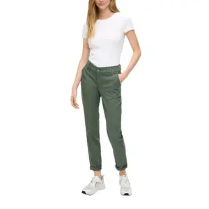 Women's Twill Chino Trousers QS image-6