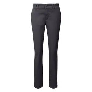 Women's Twill Chino Trousers QS image-0