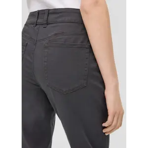 Women's Twill Chino Trousers QS image-3