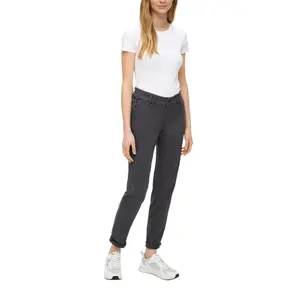 Women's Twill Chino Trousers QS image-6