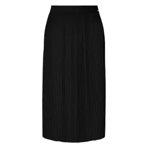 High-Waisted Pleated Jersey Skirt Women's QS image-0