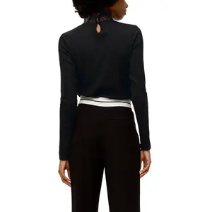 Lace Detail Jumper for Women QS image-5
