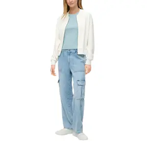 Women's Ribbed Crop T-Shirt QS image-6
