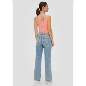 Women’s Round Neck Tank Top with Thin Straps QS image-4