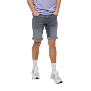 Denim shorts QS image-2