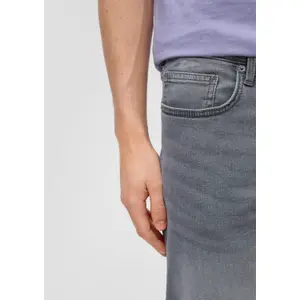 Denim shorts QS image-3