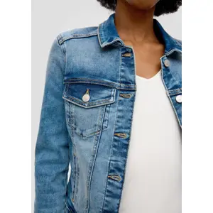 Classic Denim Jacket Women QS image-3