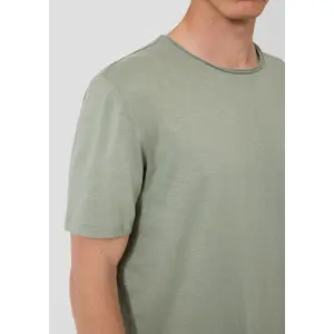 Rolled Hem T-Shirt QS image-3