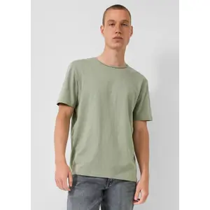 Rolled Hem T-Shirt QS image-6