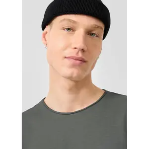 Rolled Hem T-Shirt QS image-3