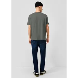 Rolled Hem T-Shirt QS image-4
