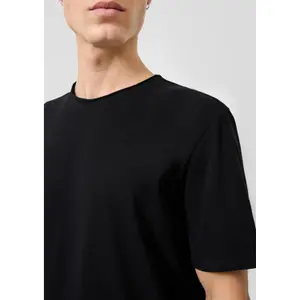 Rolled Hem T-Shirt QS image-3