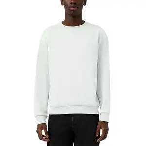 Round Neck Sweatshirt with Embroidered Logo QS image-2