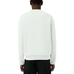 Round Neck Sweatshirt with Embroidered Logo QS image-5