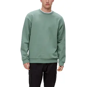 Round Neck Sweatshirt with Embroidered Logo QS image-2