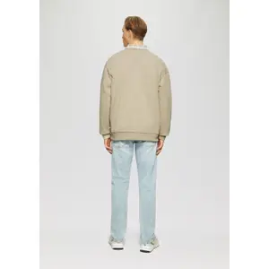 Round Neck Sweatshirt with Embroidered Logo QS image-4