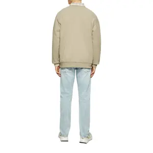 Round Neck Sweatshirt with Embroidered Logo QS image-5