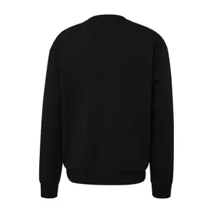 Round Neck Sweatshirt with Embroidered Logo QS image-1