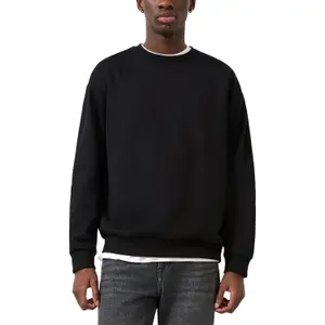 Round Neck Sweatshirt with Embroidered Logo QS image-2