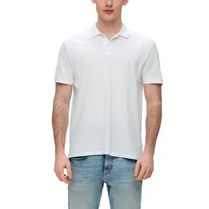 Textured Pique Polo QS image-2