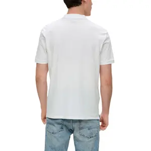 Textured Pique Polo QS image-5