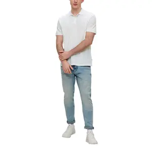 Textured Pique Polo QS image-6