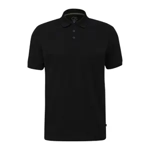 Textured Pique Polo QS image-0