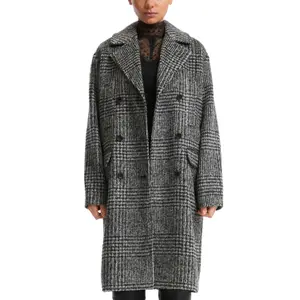 Women's Oversized Wool Coat QS image-2