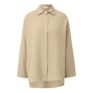 Women's Oversized Chiffon Blouse QS image-0