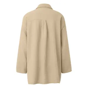 Women's Oversized Chiffon Blouse QS image-1