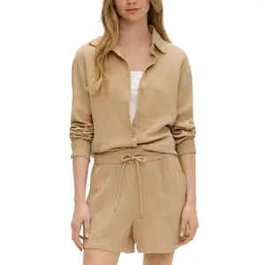 Women's Oversized Chiffon Blouse QS image-2