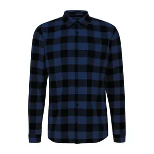 Buttoned Kent Collar Long Sleeve Shirt QS image-0