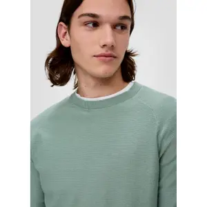Fitted Fine Knit Sweater QS image-3