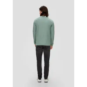 Fitted Fine Knit Sweater QS image-4