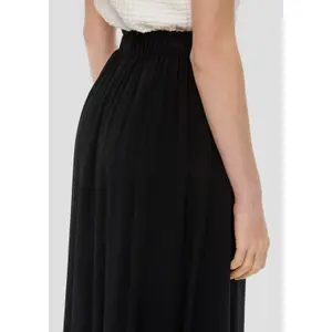 Women’s Straight Cut Midi Viscose Skirt QS image-3