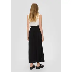 Women’s Straight Cut Midi Viscose Skirt QS image-4
