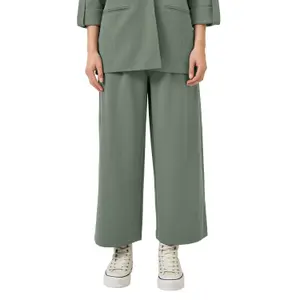 Τζάκετ culotte από interlock jersey γυναικείο QS image-2