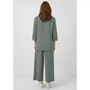 Τζάκετ culotte από interlock jersey γυναικείο QS image-4
