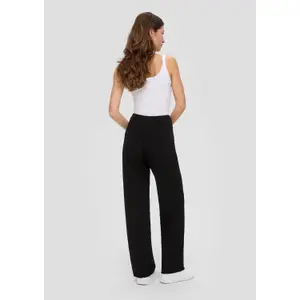 Women's wide leg trousers QS image-4