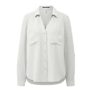 Casual Crepe Blouse for Women QS image-0