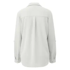 Casual Crepe Blouse for Women QS image-1