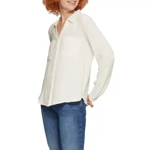 Casual Crepe Blouse for Women QS image-2