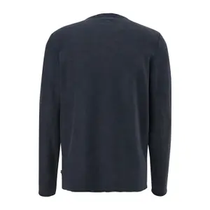 Washed Knit Pullover with Rolled Hem QS image-1