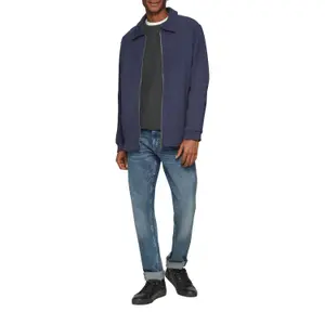 Washed Knit Pullover with Rolled Hem QS image-6