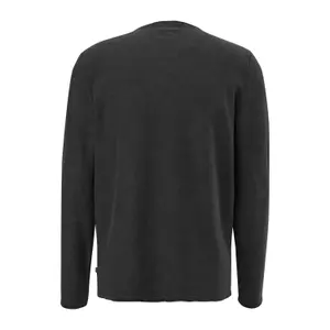 Washed Knit Pullover with Rolled Hem QS image-1